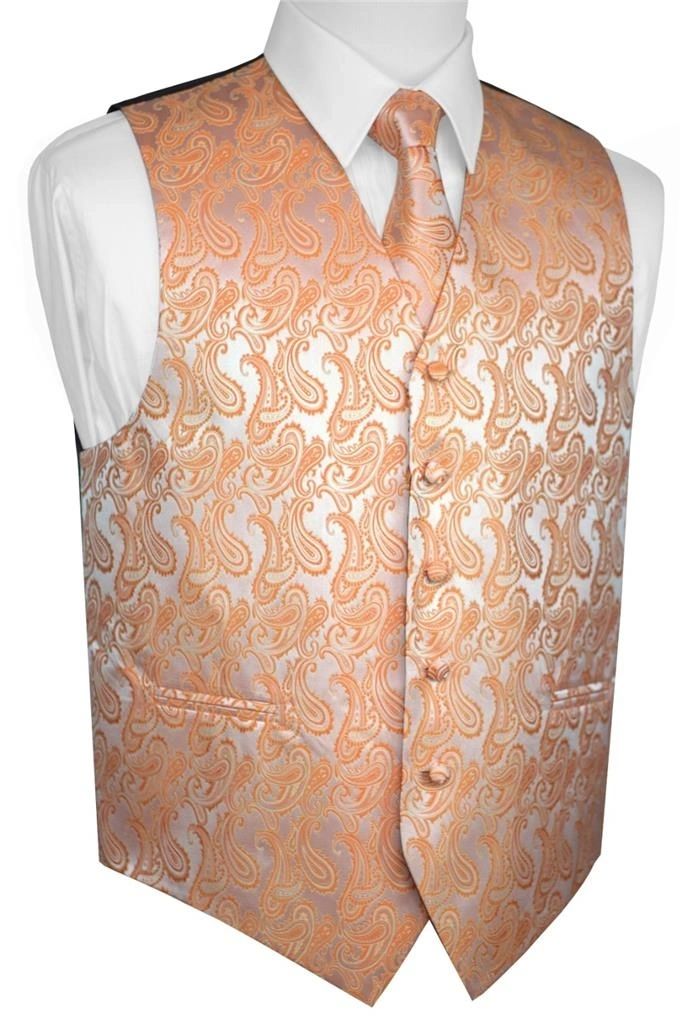 Men's Paisley Formal Tuxedo Vest-
