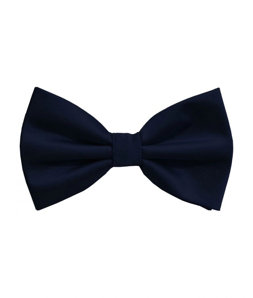 Men's Solid Pre-tied Bowties with Hanky